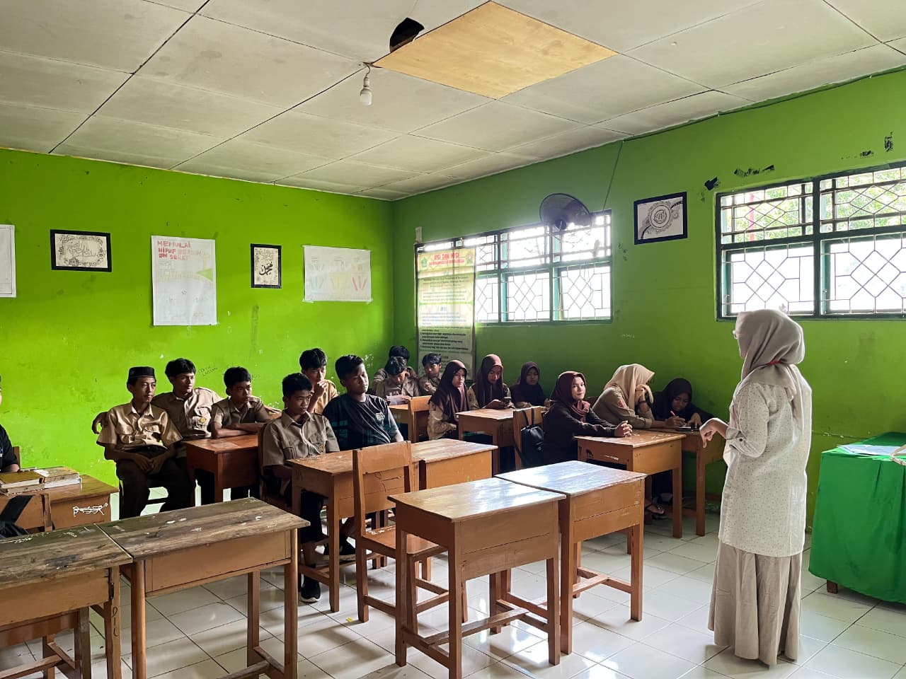 Sosialisasi Bimbel TIEC-ID di MA Ballo Takalar